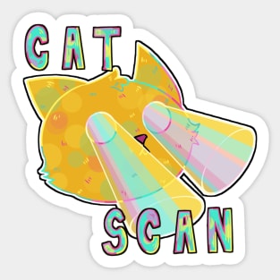 Cat Scan Sticker